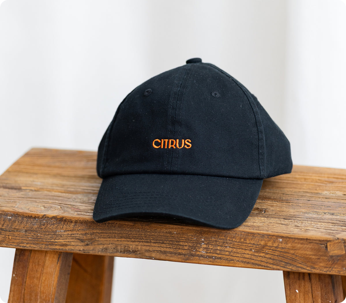 Organic Dad Cap - Black